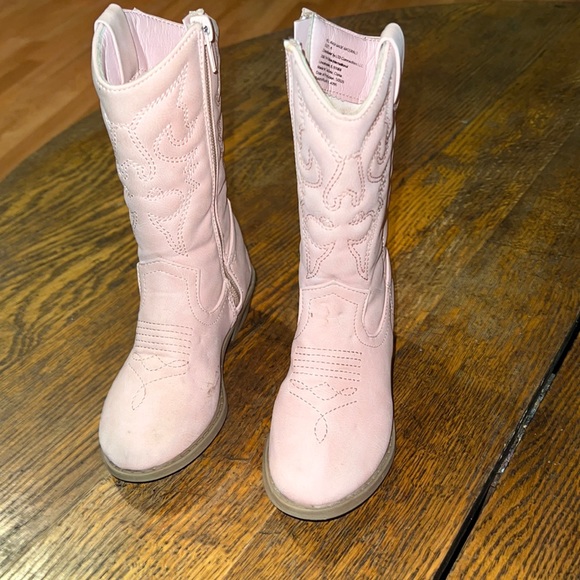 Kids Boots Pink Size 8 - Picture 1 of 4